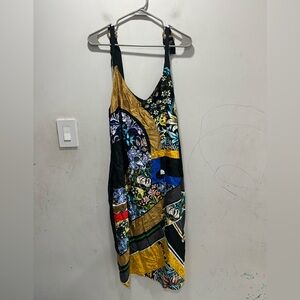 Mary Katrantzou midi velvet dress